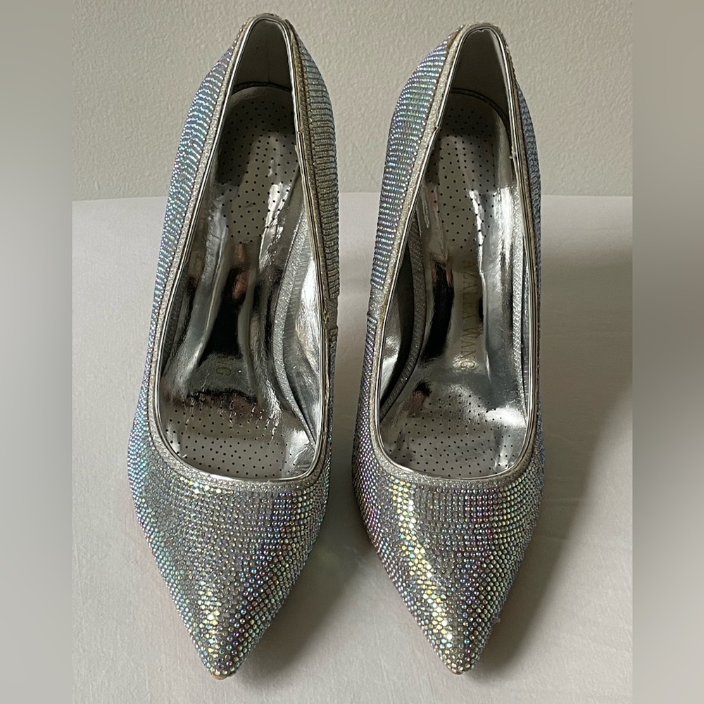 Brand-new rhinestone stilettos